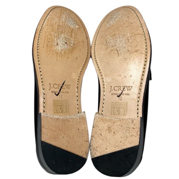 J Crew Camden Loafers Mens 12 Brown Leather Sole Penny Preppy BJ009 main image 16